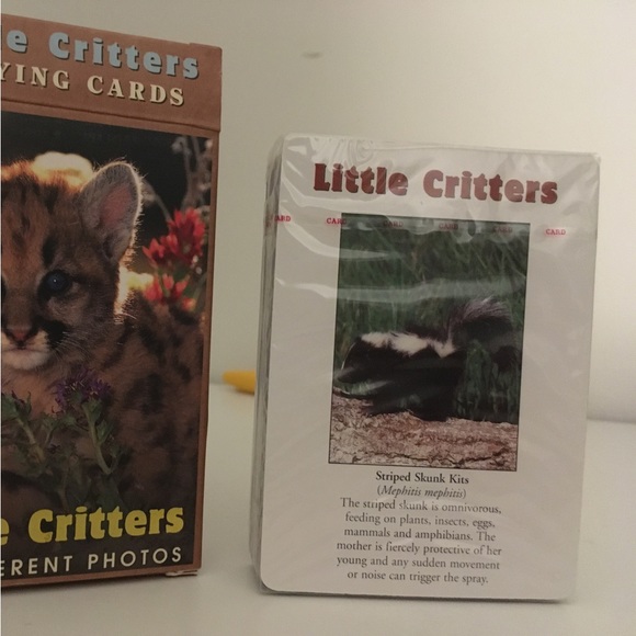 Collectible mini playing cards with baby critters, new in wrapping - Picture 5 of 5